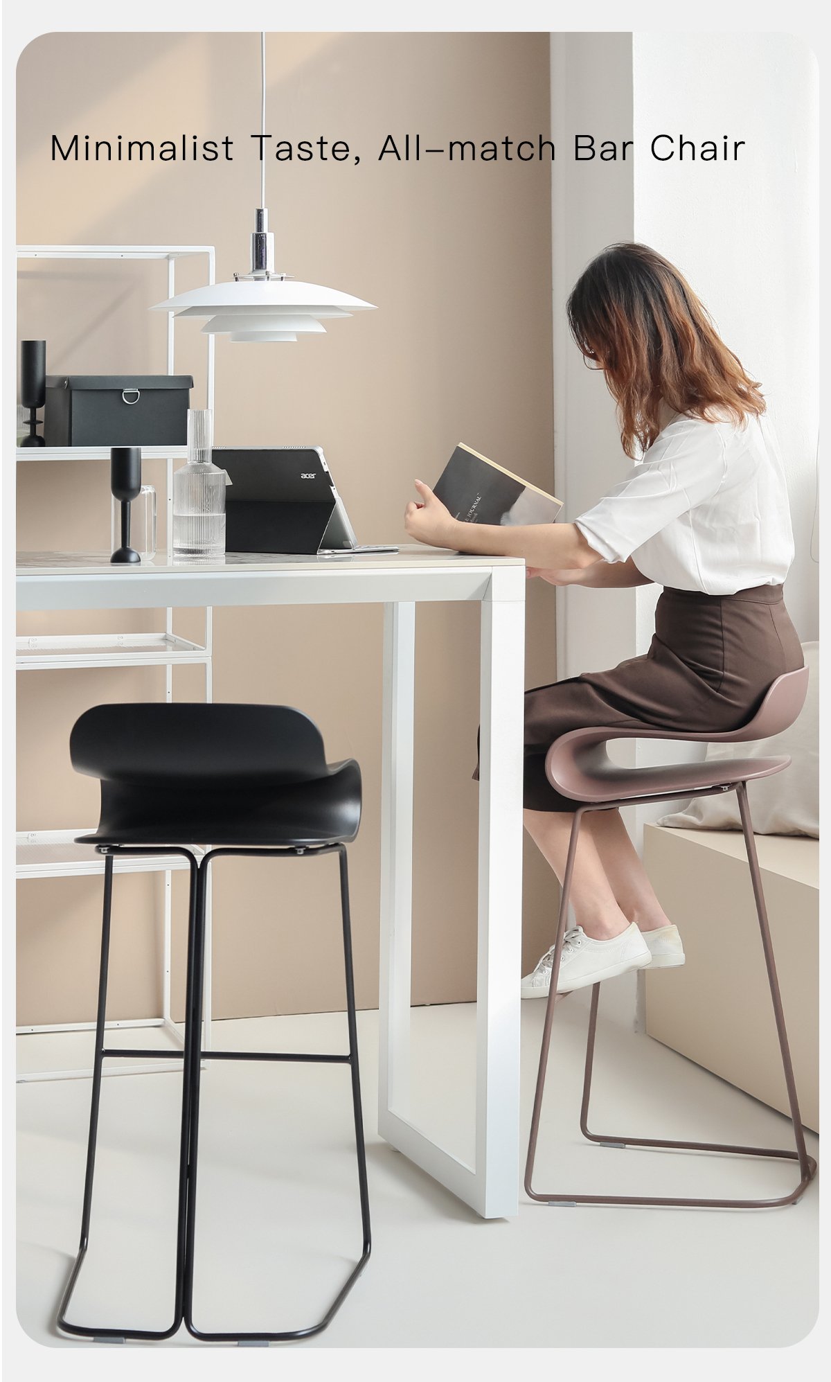 1.0 bar stool solid color