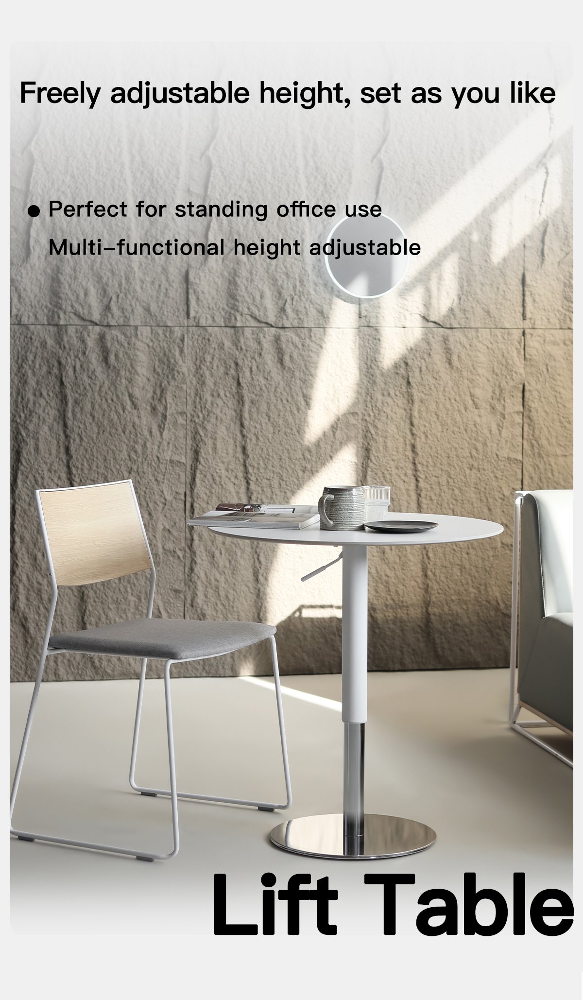9.0 height adjustable desk