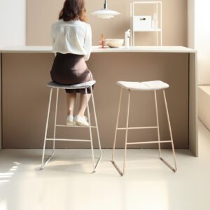 5.0 version solid color bar stool
