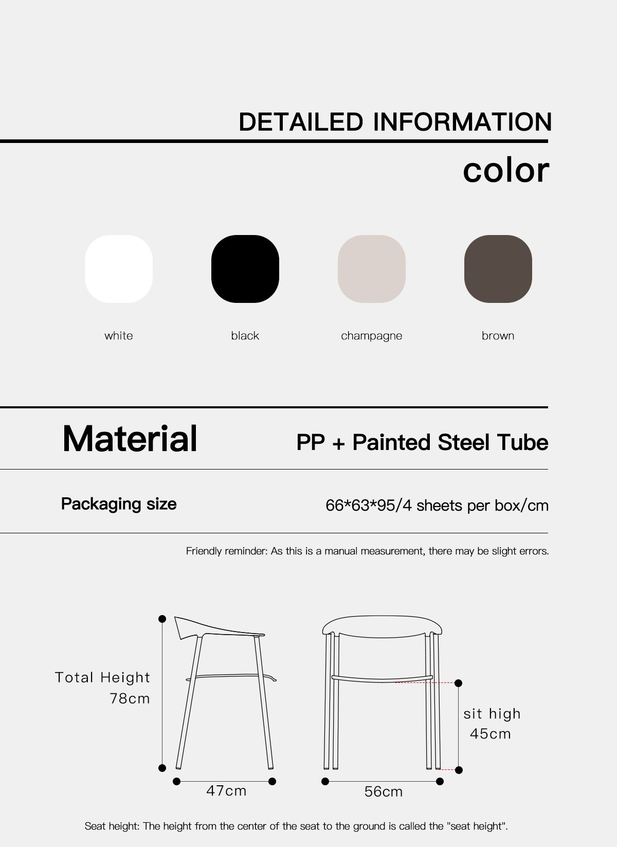 8.0 solid color chair