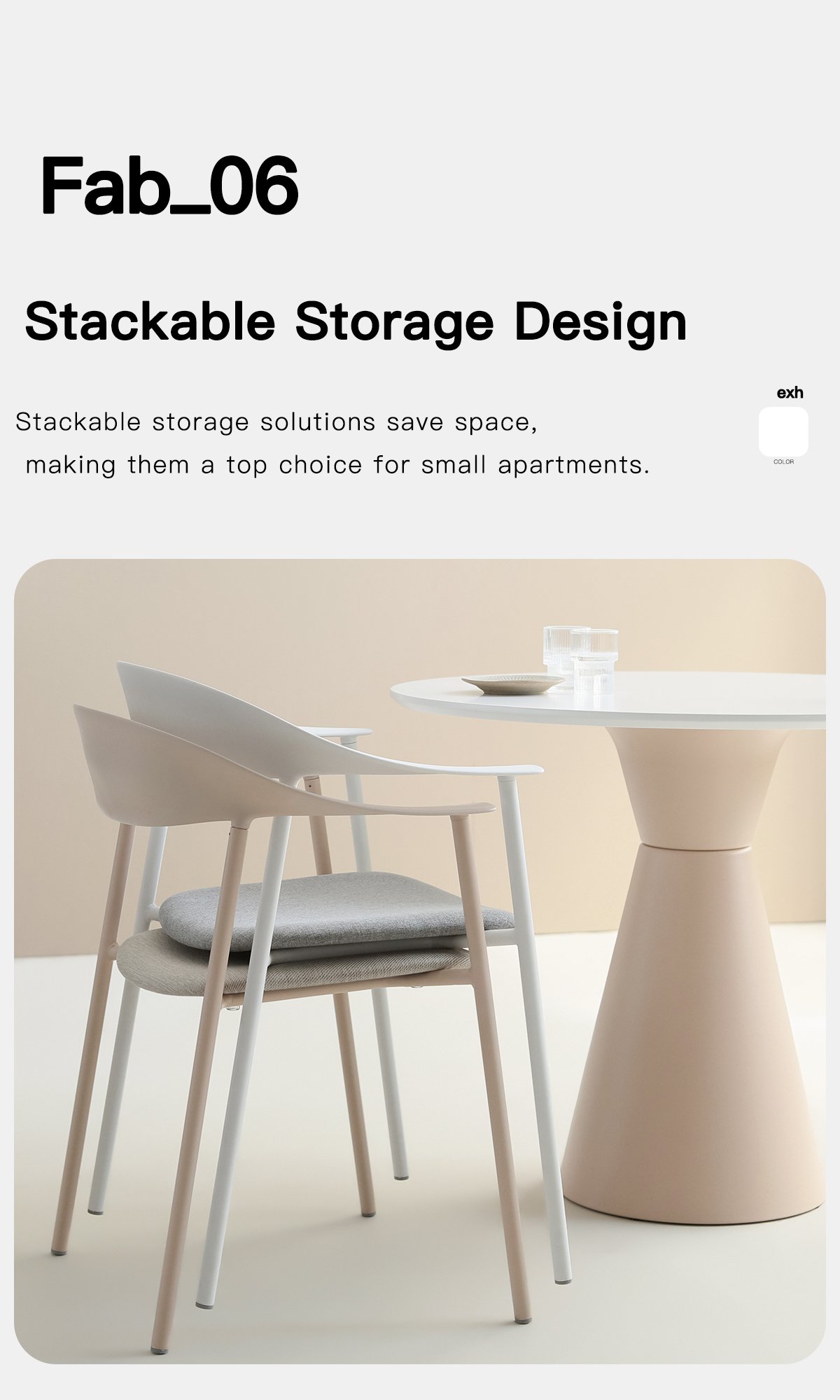 8.0 solid color chair