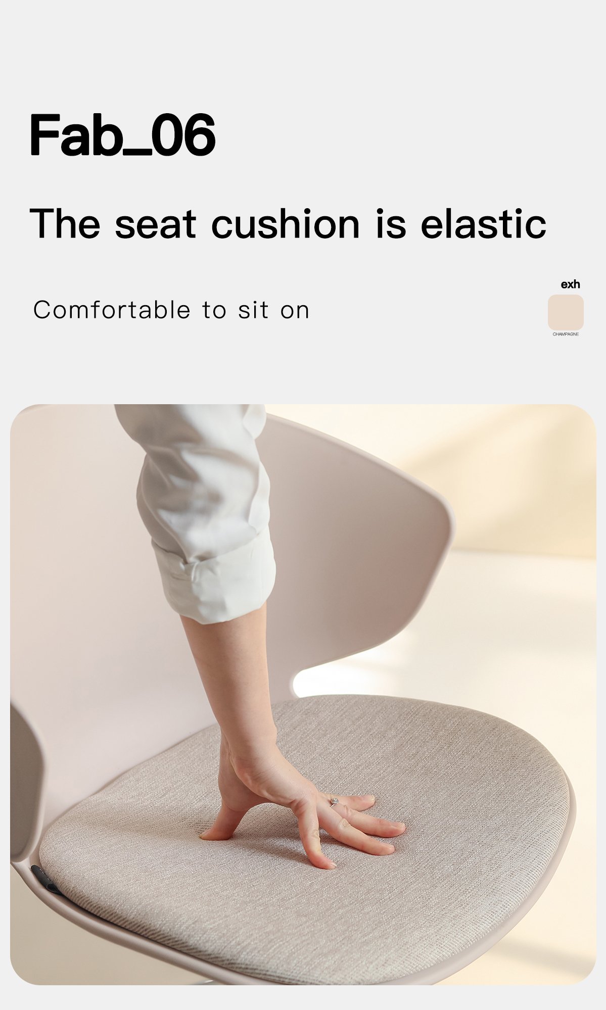9.0 solid color swivel chair
